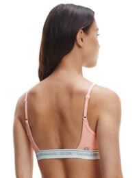 Calvin Klein CK One Cotton Unlined String Bralette Countryside Pink