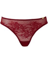 Gossard Glossies Lace Brief Bordeaux