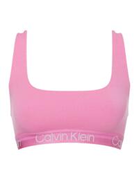Calvin Klein Structure Cotton Unlined Bralette Hollywood Pink
