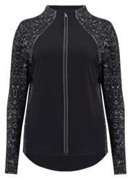 Pour Moi Energy Reflective Long Sleeved Running Top Black/Silver