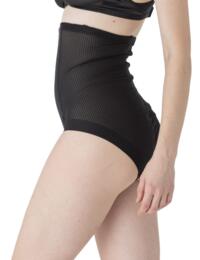 Maison Lejaby Silhouette High-Waisted Girdle With Removable Straps Black