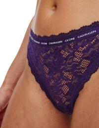 Calvin Klein CK One Lace Thong Liberty Purple