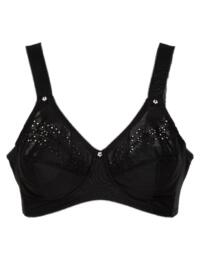 Lingadore Basic Collection Non-wire Bra With cotton - Black