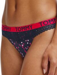 Tommy Hilfiger Tommy Lace Thong Flutter Hearts
