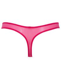 Gossard Glossies Lace Thong Hot Pink 