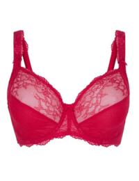 Lingadore Basic Collection Full Coverage Lace Bra Red 
