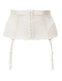 Pour Moi Divine Front Fastening Suspender Ivory