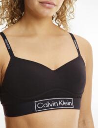 Calvin Klein Reimagined Heritage Lightly Lined Bralette Black 