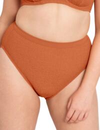 Curvy Kate Holiday Crush High Waist Bikini Brief Rust