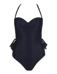 1003538 Marie Jo Valentina Strapless Padded Swimsuit - 1003538 Evening Blue