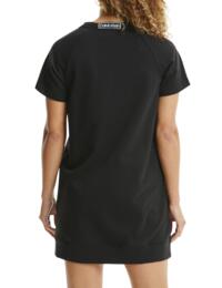 Calvin Klein Reimagined Heritage Loungewear Short Sleeve Nightshirt Black