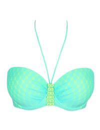 Prima Donna Swim Rimatara Padded Strapless Bikini Top Aruba Blue