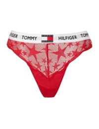 Tommy Hilfiger Tommy 85 Star Lace Bikini Primary Red