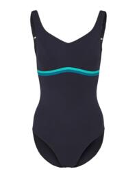 Speedo Contourluxe One-piece Swimsuit Navy/Green
