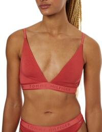 Tommy Hilfiger TH Seacell Triangle Bralette Frosted Cranberry