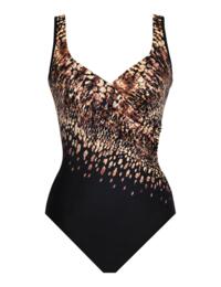 Miraclesuit Dali Leopard Padded Swimsuit Tamarind