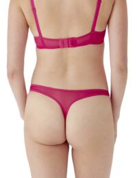 13006 Gossard Glossies Lace Thong  - 13006 Hot Pink 