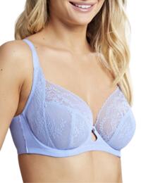 Cleo by Panache Alexis Low Front Balconnet Bra Bluebell