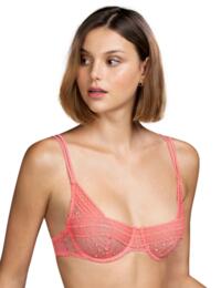 Andres Sarda Vaughan Full Cup Underwired Bra Coral Crush 