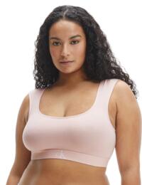 Calvin Klein CK One Plus Unlined Bralette Barely Pink