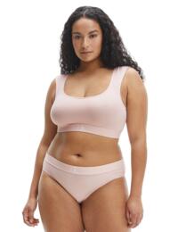 Calvin Klein CK One Plus Unlined Bralette Barely Pink