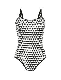 Rosa Faia Summer In Cannes Marinet Swimsuit Black White