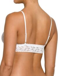 Hanky Panky Signature Lace Padded Triangle Bralette White