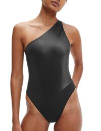 Calvin Klein Core Essentials One Piece Swimsuit PVH Black