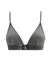  Calvin Klein CK Authentic Triangle Bikini Top PVH Black