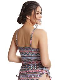 Eclectic Boho Tankini top by Panache, Abstract Print