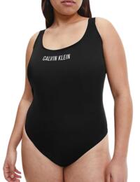Calvin Klein Intense Power One Piece Swimsuit Plus Size PVH Black