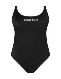 Calvin Klein Intense Power One Piece Swimsuit Plus Size PVH Black