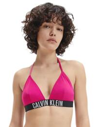 Calvin Klein Intense Power Triangle Bikini Top Royal Pink
