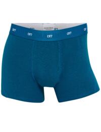  CR7 3-Pack Mens Bamboo Trunk Nightshadow Blue
