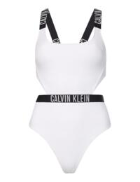 Calvin Klein Intense Power One Piece Swimsuit PVH Classic White 