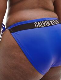Calvin Klein Intense Power Side Tie Bikini Brief Plus Size Wild Bluebell 