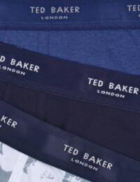 Ted Baker Mens Trunks 3 Pack Sodalite Blue/Navy/Blue Fog Mowa