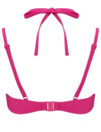 Pour Moi Glamazon Underwired Double Strap Bikini Top Hot Pink