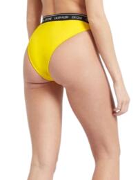 Calvin Klein CK One High Waist Bikini Brief Bold Yellow