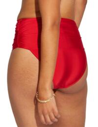 Pour Moi Samoa High Waist Control Bikini Brief Red