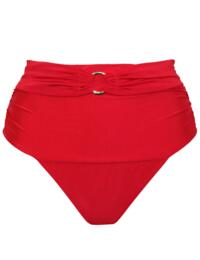 Pour Moi Samoa High Waist Control Bikini Brief Red