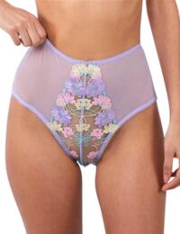 Playful Promises Luna Embroidery High Waisted Brief Pastel 