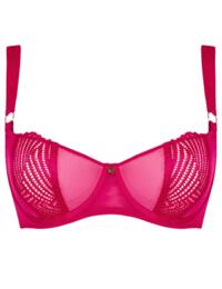 Scantilly by Curvy Kate Authority Balcony Bra Hot Pink