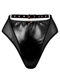 Scantilly by Curvy Kate Buckle Up Thong Black