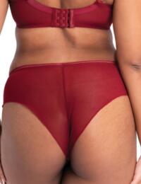 Curvy Kate Lifestyle Short Brief Deep Red