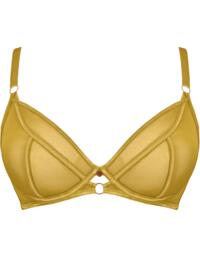 Scantilly by Curvy Kate Exposed Plunge Bra Ochre