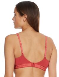 Tommy Hilfiger TH Seacell Lightly Lined Bralette Frosted Cranberry