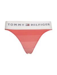 Tommy Hilfiger Seamless Bikini Seamless Stripe Primary Red