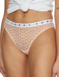 Tommy Hilfiger Tommy Lace 3pk Brazilian Brief Delicate Peach/Hawaii Coral/Is Blue