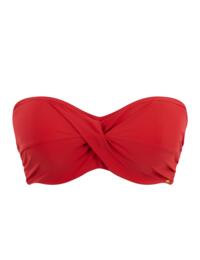  Panache Anya Riva Bandeau Bikini Top Fiery Red